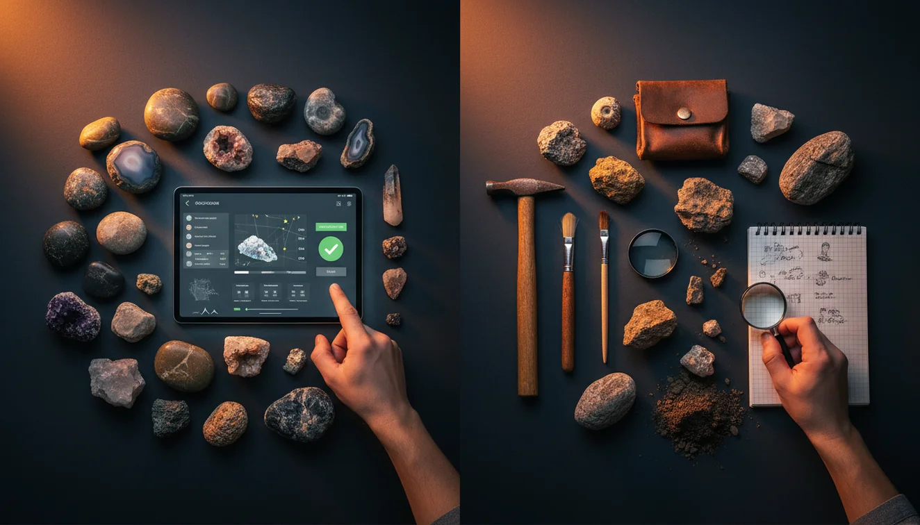 Rock Identifier App vs Manual Identification | AI Rock ID